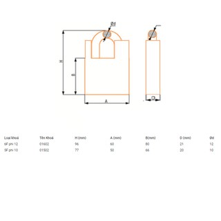 Ổ khóa Việt Tiệp chống cắt
