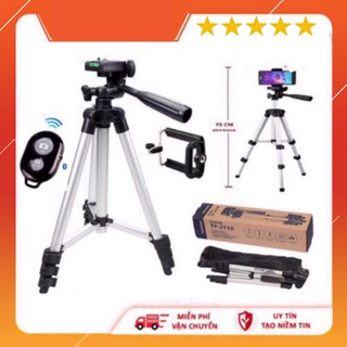 Gậy TRIPOD 3110  CỨNG CÁP CHẮC CHẮN  - TẶNG KÈM REMOTE CHỤP HÌNH ( mua 2 tặng 1 ốp )