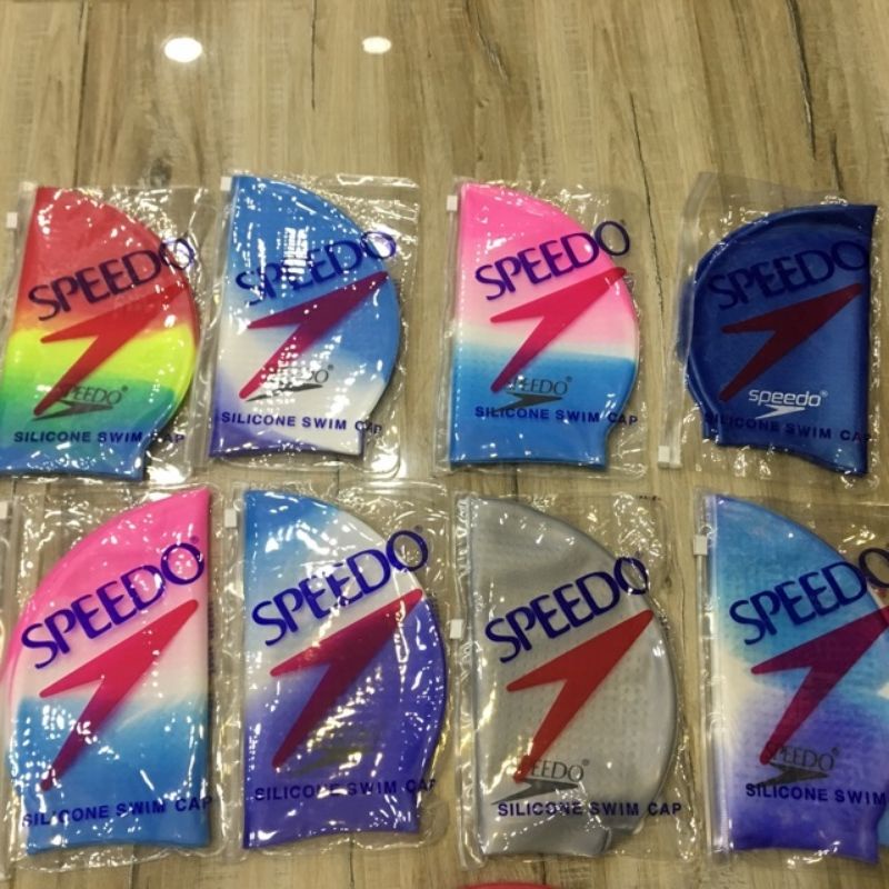 mũ bơi nón bơi speedo trẻ em và người lớn