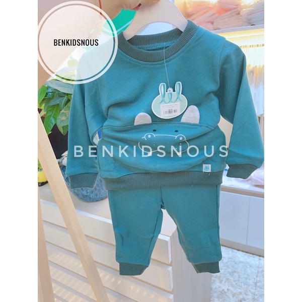 LITTLE LOVE - Bộ dài tay nỉ da cá Little love - Lil cho bé trai/bé gái