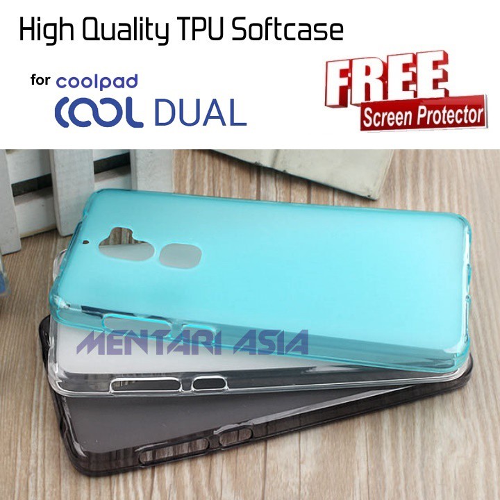 Ốp Điện Thoại Tpu Mềm Chất Lượng Cao Cho Coolpad Cool Dual: Quality (+ Free Screen)