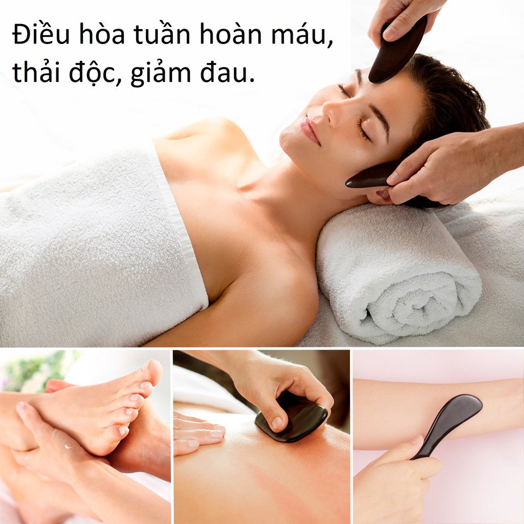Bộ 3 Đồ Dụng Cụ Cạo Gió Dẹt Bằng Sừng Trâu Màu Đen Made In Vietnam -  Massage Làm Đẹp Da Mặt - Giảm Đau Lưng - Toàn Thân - Máy Massage, Ghế  Massage | Vitamindep.Com