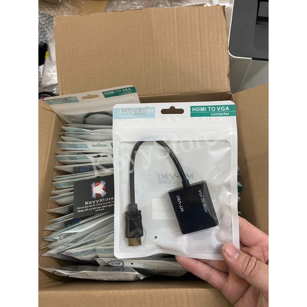 Cáp chuyển đổi HDMI Sang VGA Cáp chuyển đổi HDMI To VGA  Dây Chuyển Đổi HDMI Sang VGA - Hàng chất lượng - VGA TO HDMI