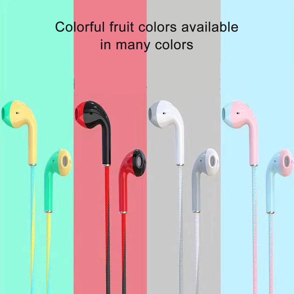 Headphones In-ear Wire Control With Built-in Microphone Mobile Game Headset