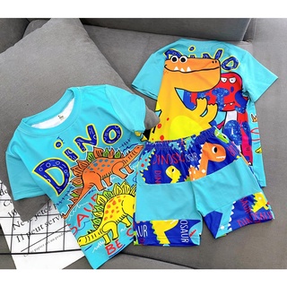 Bộ đồ bé trai in hình 3D chất thun dày mịn thoáng mát được các bé yêu thích BT01