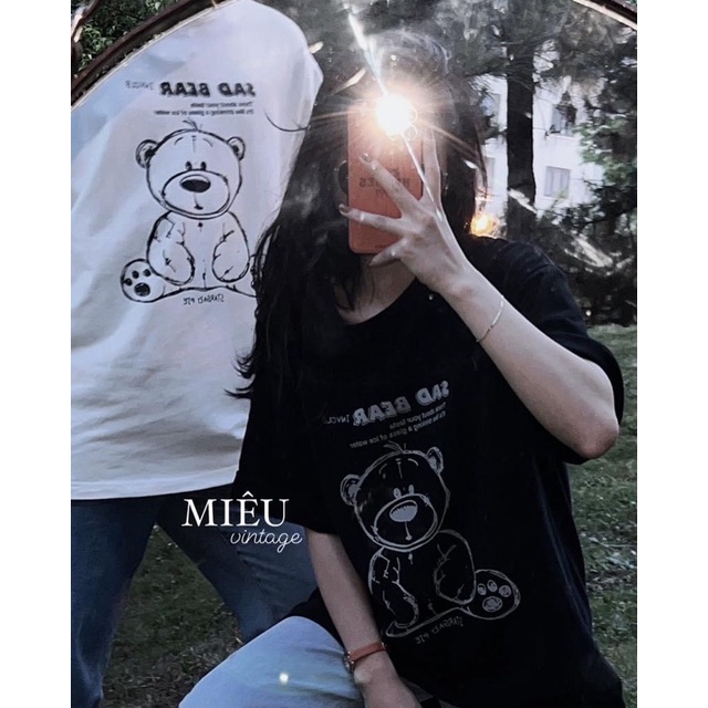 Áo thun chú gâu Bad bear 3158/ gâu Ami