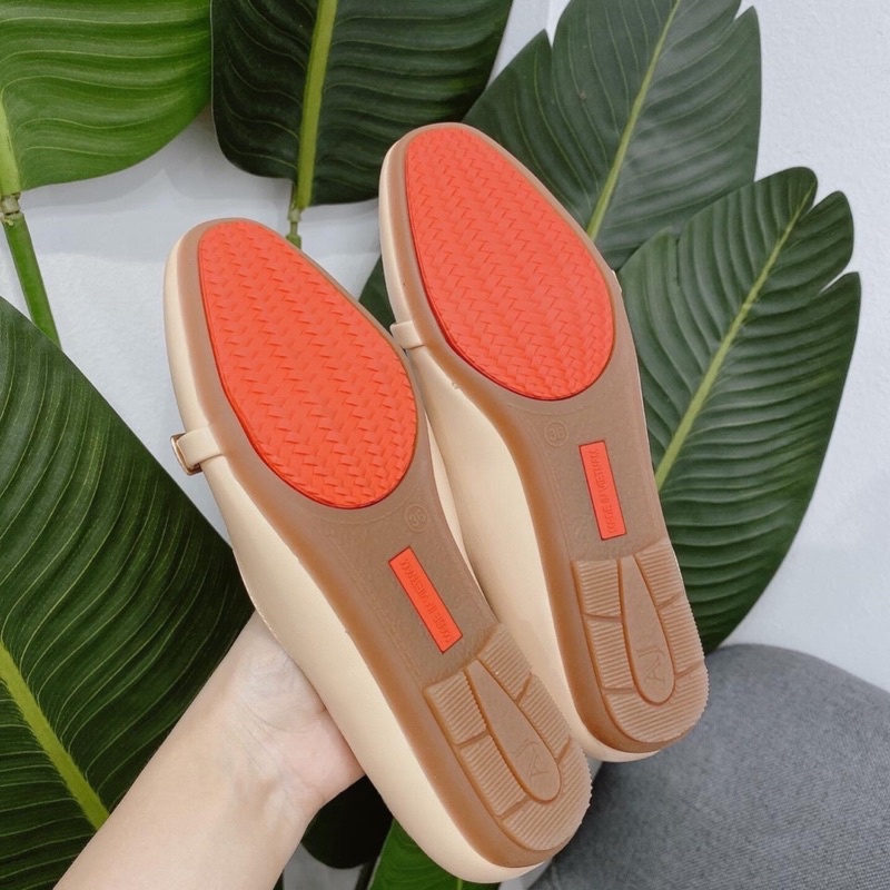 Giày búp bê bệt mũi vuông Annmodels kiểu dáng Mary Janes _A028MJ