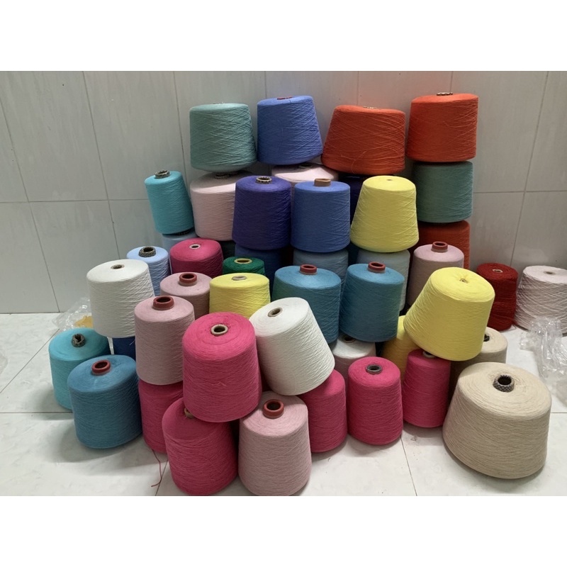 SỢI COTTON 100% chập sẵn 0.8mm (mã 1-mã 11)