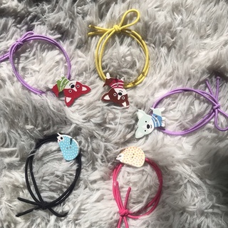 Dây cột tóc hoa cúc 1k (Set 10 cái)