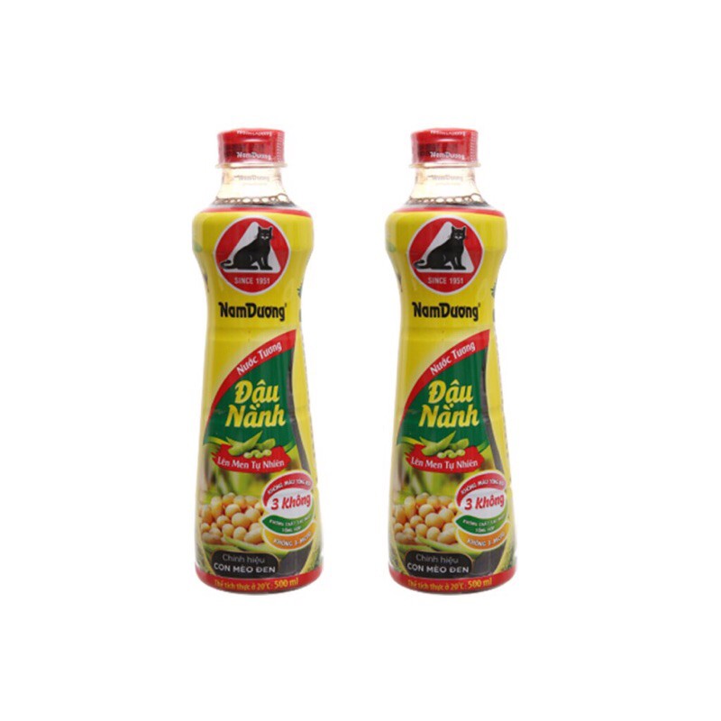 Nước tương đậu nành lên men tự nhiên 280ml - 500ml