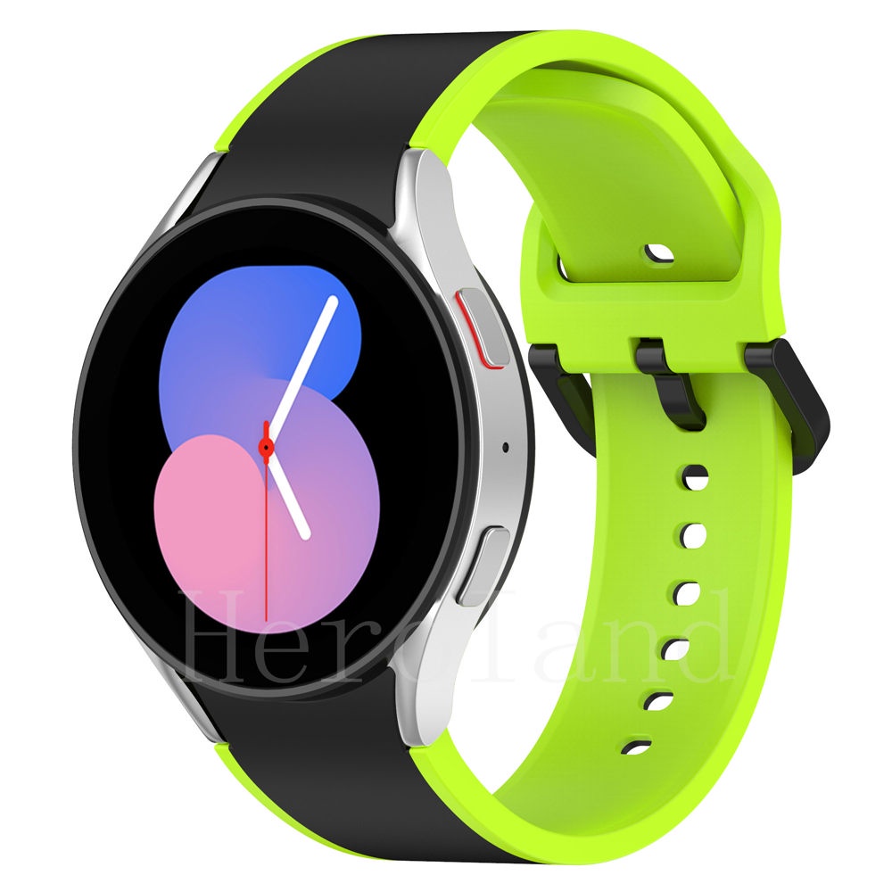 Dây Đeo Silicone Cho Đồng Hồ Thông Minh Samsung Galaxy Watch 5 / 4 44mm 40mm 5 pro 45mm 4 Classic 42mm 46mm
