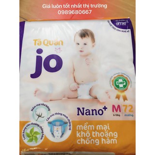 [Hàng công ty] Bỉm JO quần siêu đại M72-L64-Xl56-Xxl48 cắt tem TẶNG QUÀ
