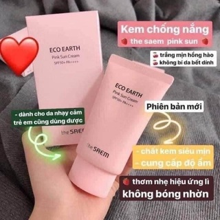 Kem chống nắng the seam hồng