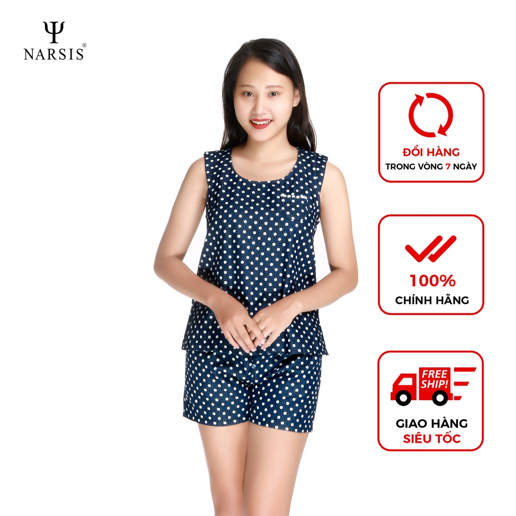 Bộ đồ mặc nhà nữ M8028 thương hiệu NARSIS