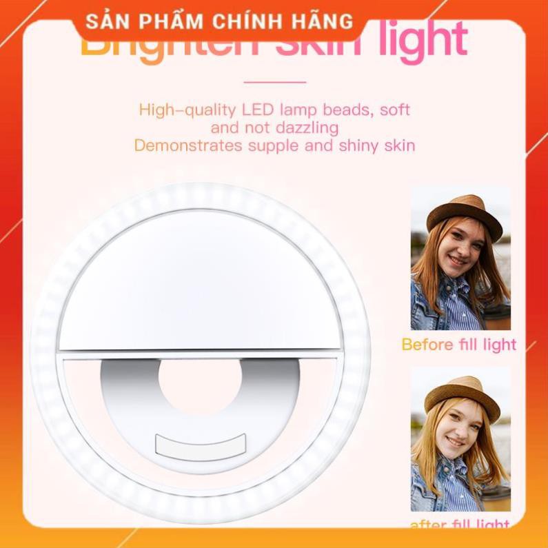 Đèn LED KUULAA Sạc USB Dùng Để Chụp Ảnh Selfie Dành Cho Điện Thoại IPhone Xiaomi