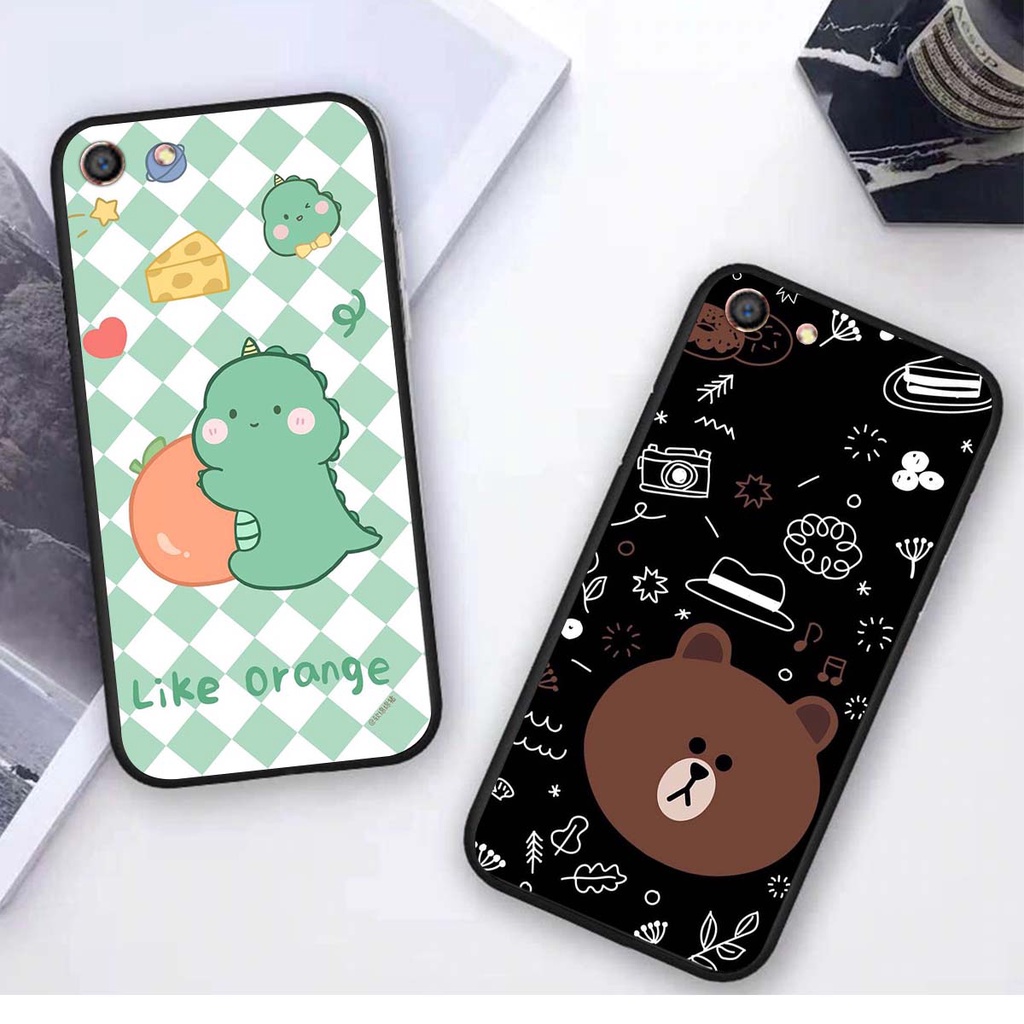 Ốp lưng Oppo A77 / F3 in hình khủng long , gấu nâu xinh xắn, siêu cute  mà còn vô cùng RẺ -ĐẸP