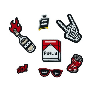 BITTUT Sticker ủi thêu hình độc lạ, cá tính