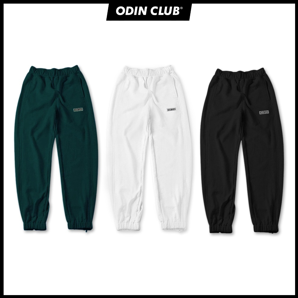 Quần Dài Bo Gấu Zipper ODIN CLUB, Quần Sweatpants phối zippers thể thao, Local Brand ODIN CLUB