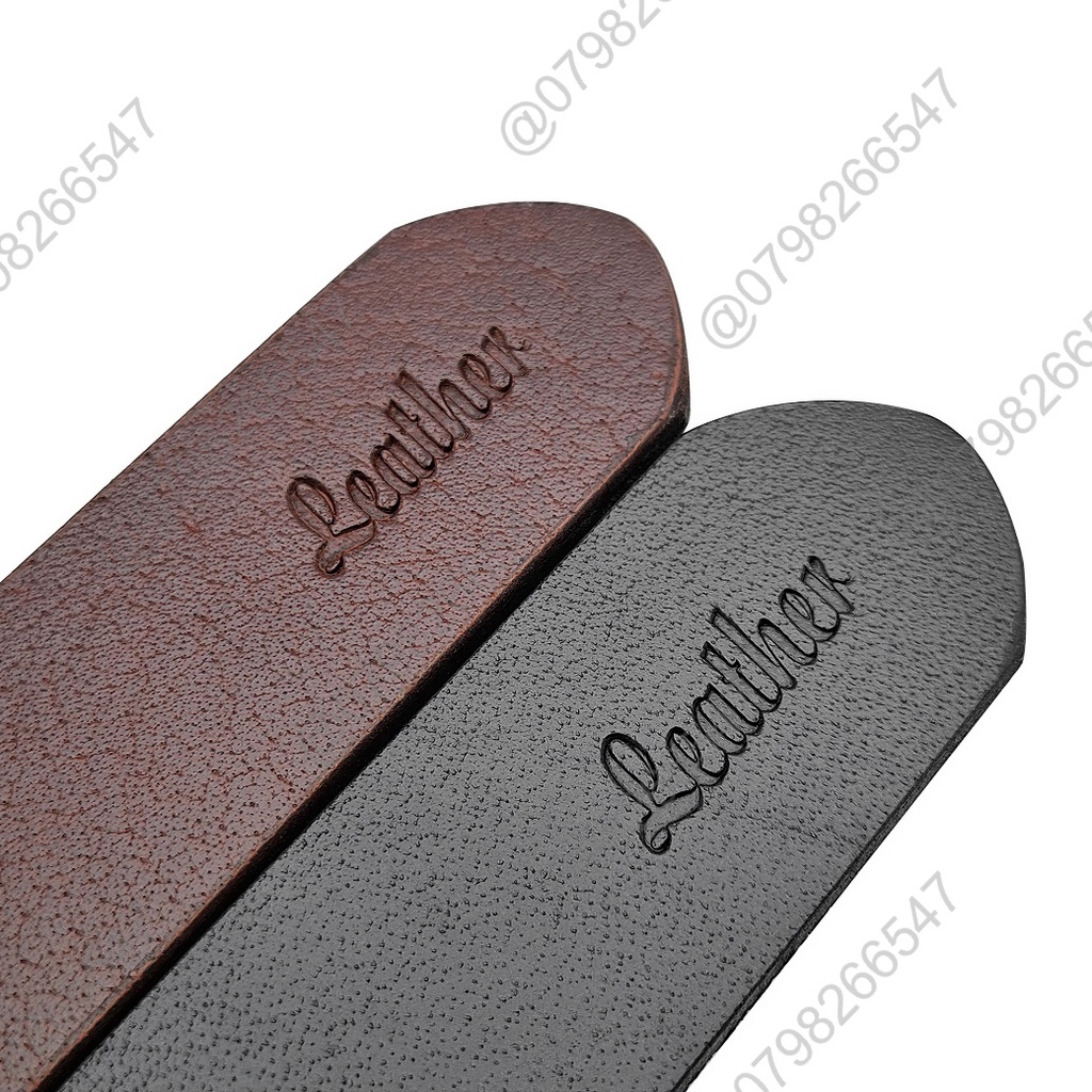 Dây da bò thắt lưng nam DHM-295 | Đầu khoá kim kiểu tròn mạ đồng thời trang | Bảo hành 12 tháng