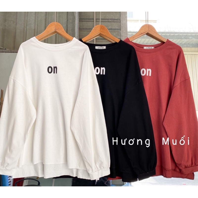 Áo pull on off xẻ vạt