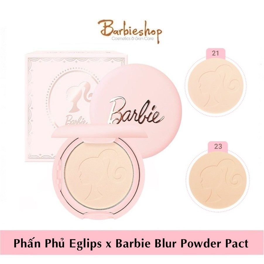 Phấn nén Eglips Blur Powder Pact x Barbie Limited Edition 9g