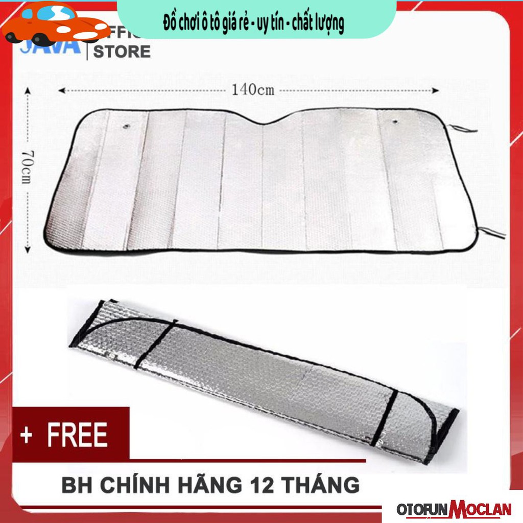 [XẢ HÀNG] Tấm Che Chắn Nắng Kính Lái OTO, Xe Hơi - Kích thước lớn 140x70cm - Cách Nhiệt Hiệu Quả