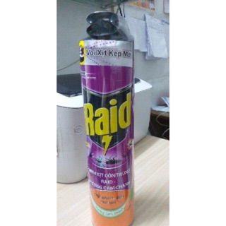 Xịt muỗi côn trùng raid mẫu mới 2020