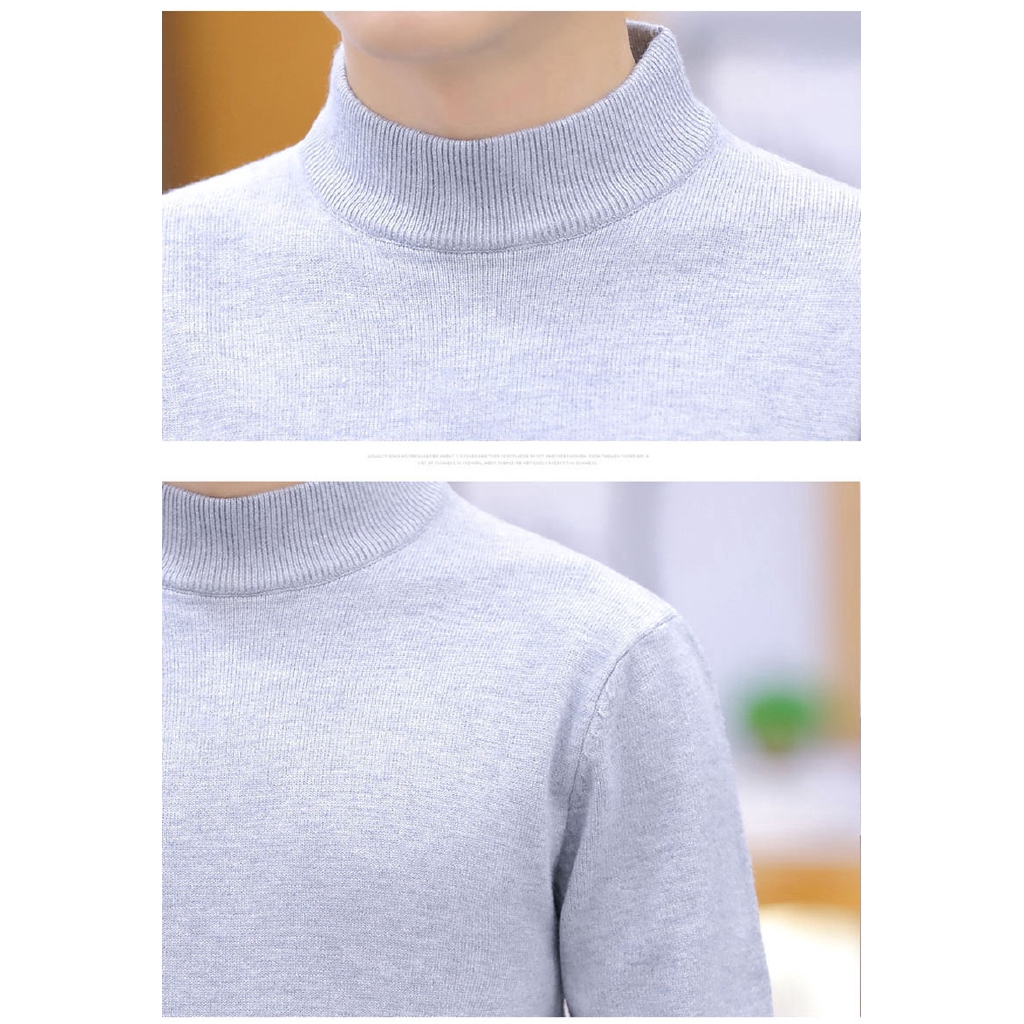 Áo sweater dài tay cổ lọ thời trang cho nam #113 | BigBuy360 - bigbuy360.vn