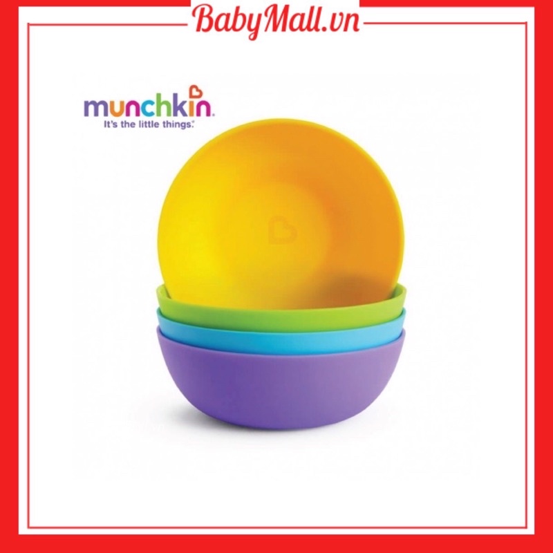 Set 4 bát ăn cỡ lớn Munchkin MK37302