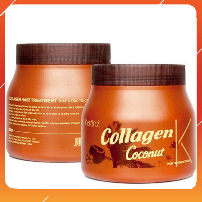 (trangsi) Hấp ủ Collagen Coconut Karanz siêu mềm mượt , cực thơm