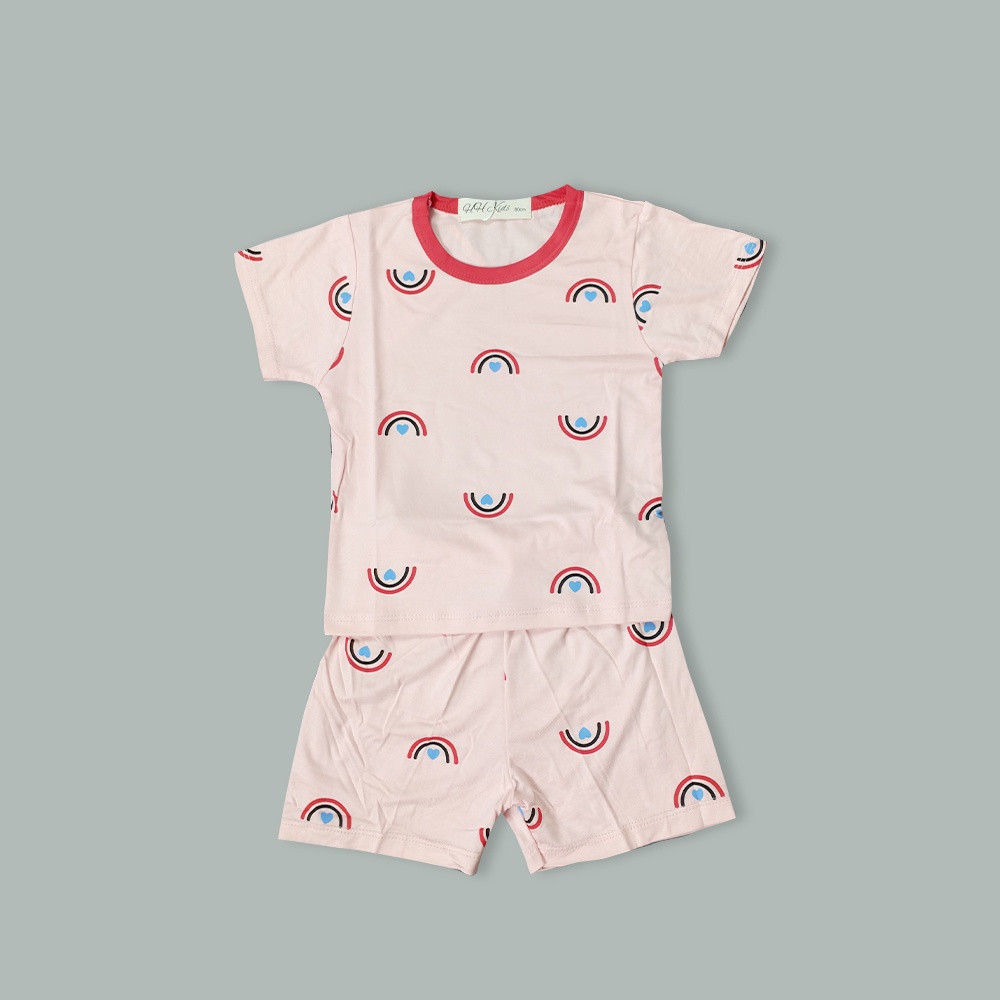 Bộ cộc tay mùa hè cho bé trai, bé gái chất liệu thun lạnh, thoáng mát, thấm hút mồ hôi tốt (HH01)