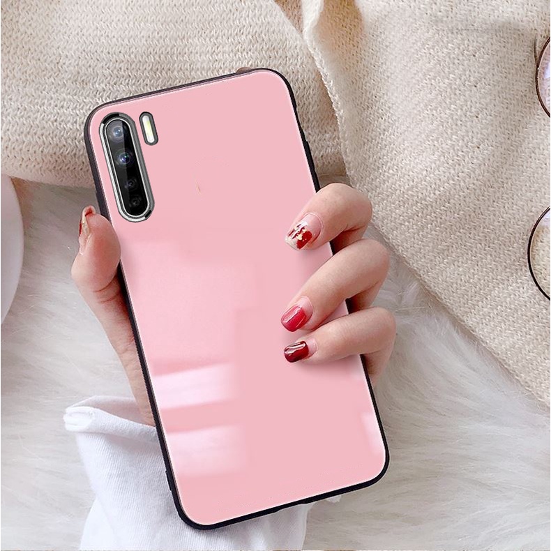 Ốp Lưng OPPO A91, Reno 3 Mặt kính gương sáng bóng cao cấp
