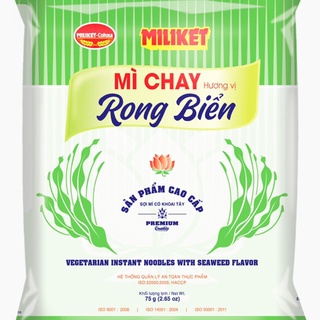 Mì chay rong biển miliket 75g ngon