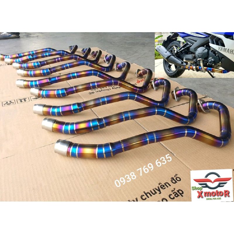 Cổ Exciter 150 Mx King cổ titan nối pô zin