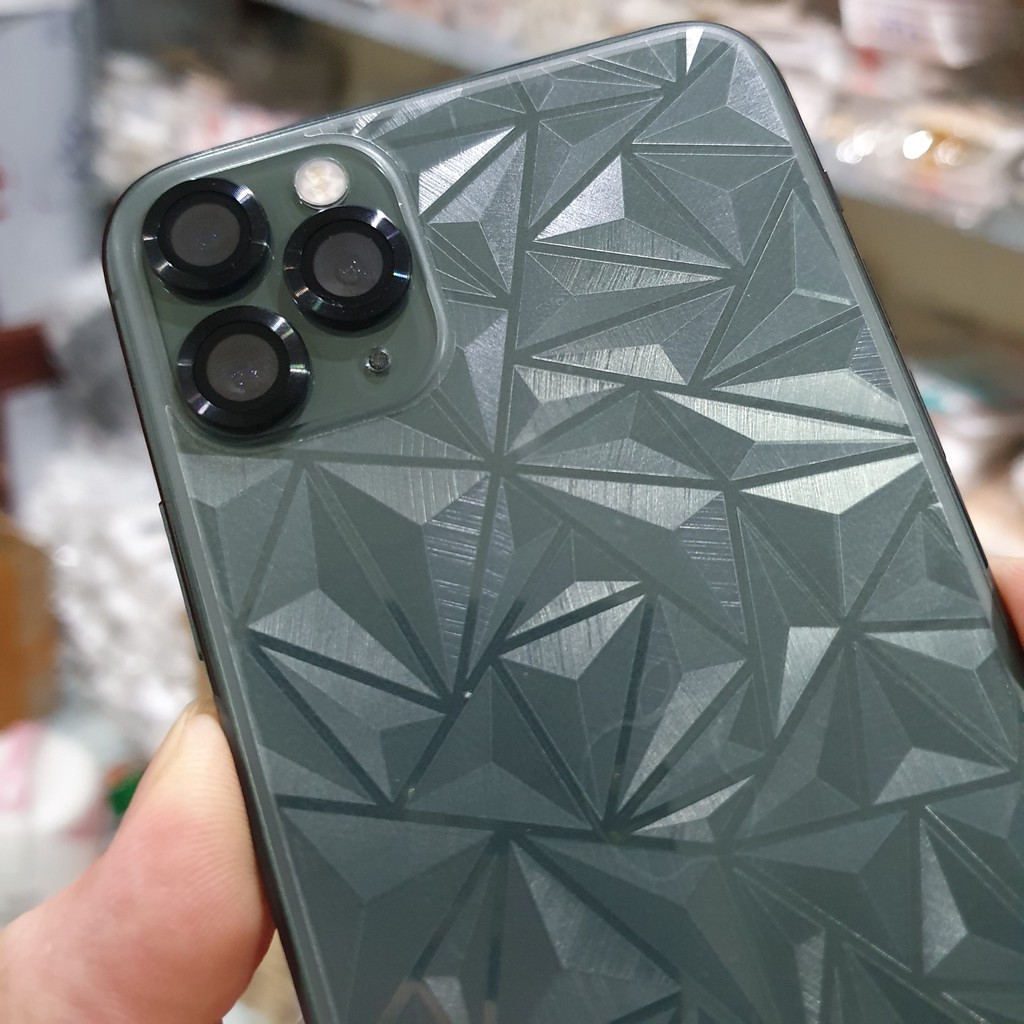 Skin Dán Mặt Sau Lưng Vân 3D chống bám vân tay cho iphone 12 / 12 pro / ip 12 pro max , ip 11 , 11 pro , 11 pro max