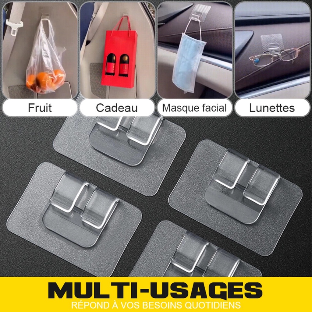 Miếng Dán Cố Định Thảm Lót Sàn Xe Hơi Chống Trượt Đa Năng 6 * 6Cm
