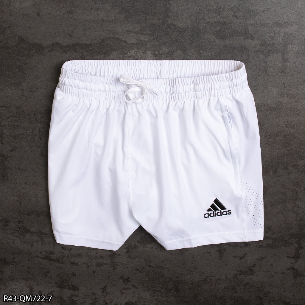 Quần short Run thể thao nam ADIDAS trên gối 2 lớp R43 thêu logo- Thời Trang Nam VNXK