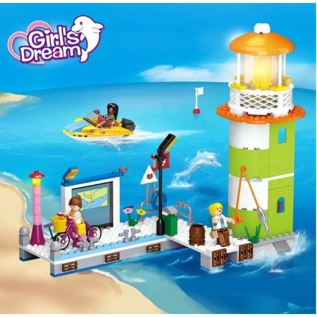 Lắp ráp Sluban _ ngọn hải đăng M38-B0607