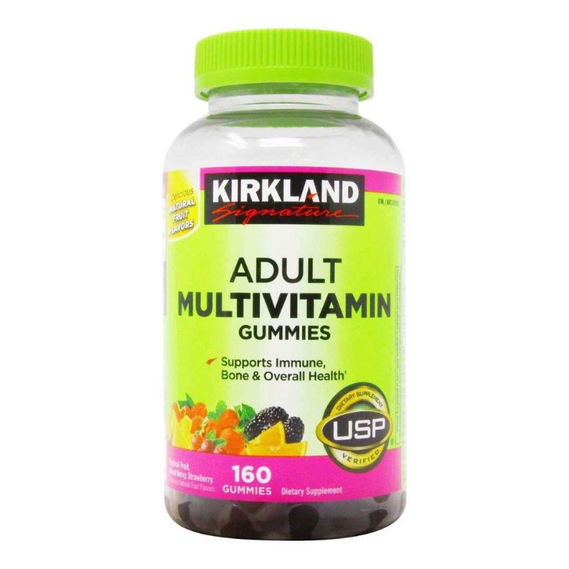 [Date 03/2025] Kẹo dẻo bổ sung Vitamin - Adult Multivitamin Gummies Kirkland 160v