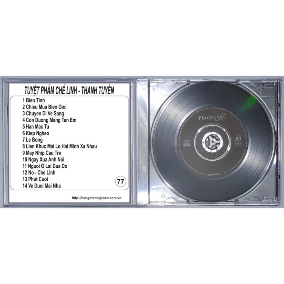 Bộ 4 CD ca sĩ Thanh Tuyền ( 77 - 370 )