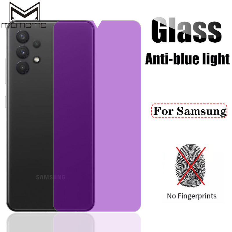 Kính cường lực chống ánh sáng xanh bảo vệ mắt cao cấp dành cho Samsung ss Galaxy A02 A02s A12 A32 A42 A52 A72 5G 4G