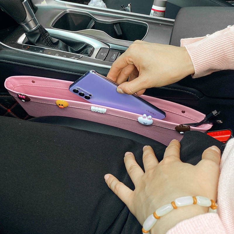 Hộp đựng đồ dùng gắn tựa tay xe hơi chống tràn thiết kế dễ thương