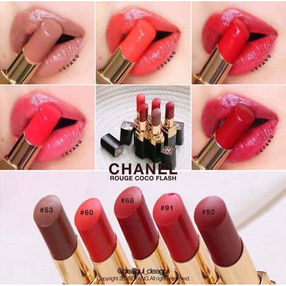 Vỉ son Chanel Coco Flash 5 màu