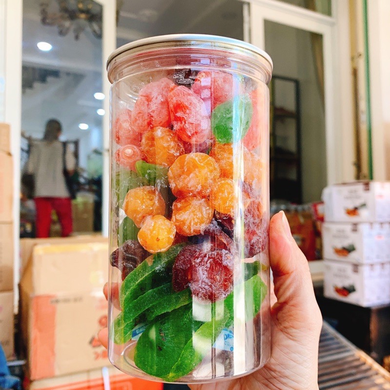 Mứt 5 Vị đóng lon pet 500gr