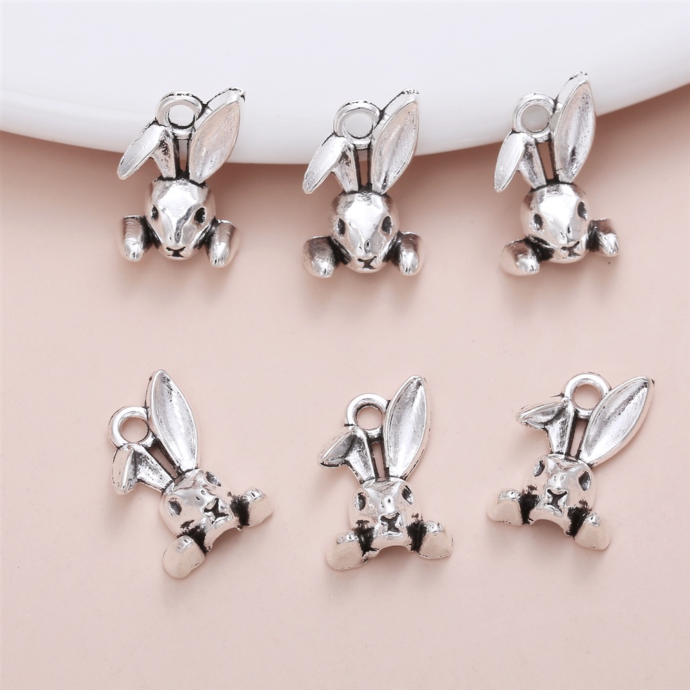 Set 20 Mặt Vòng cổ Hình Thỏ Hoạt Hình Dễ Thương Dành Cho Nữ