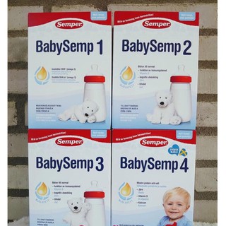 Sữa bột semper thuỵ điển 800g từ số 1-4