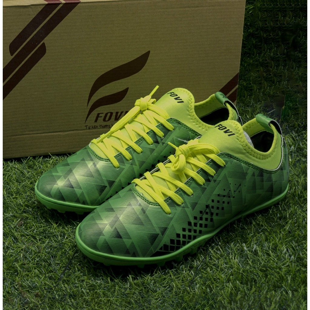 Giày đá bóng Fovi Debut giày đá bóng sân cỏ nhân tạo hàng cao cấp giá rẻ full hộp chính hãng Fovi Debut X19