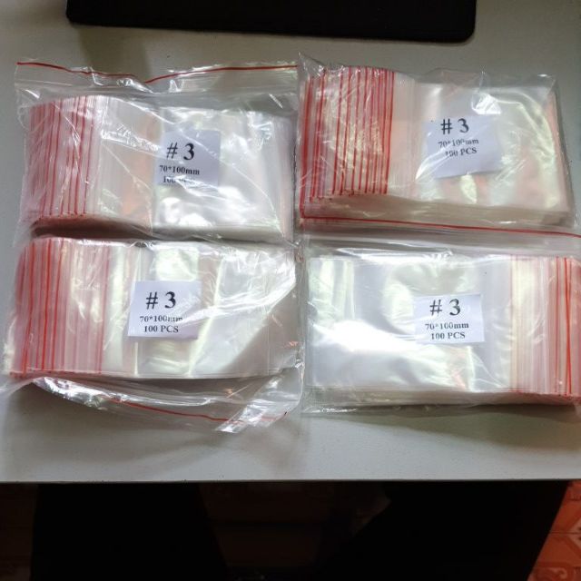 Túi miết, zipper số 3 (100pcs/bịch)