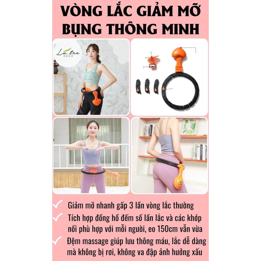 Vòng Lắc Eo HULA , thông minh dễ sử dụng, có đếm số