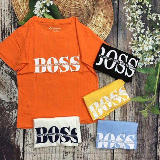 Áo thun giấy chữ in